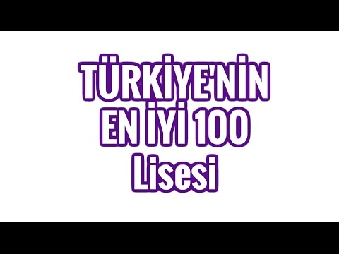 Türkiye’nin En İyi Liseleri (Taban Puanlar-2019)